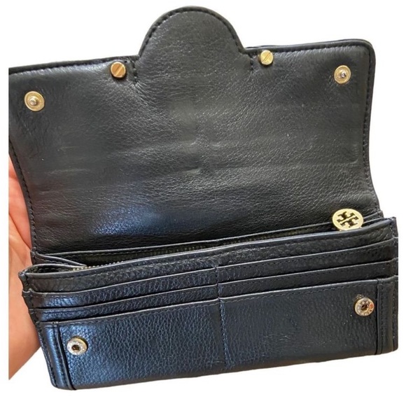 Tory Burch Black Leather Wallet - Picture 5 of 6